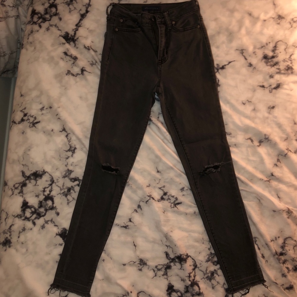 Aeropostale High Waisted Black Jeans